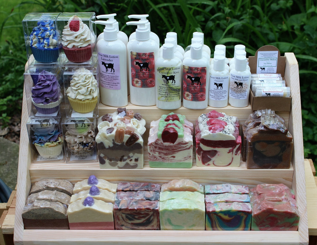 Goat Milk Soaps and Lotions Available at Craft Fairs