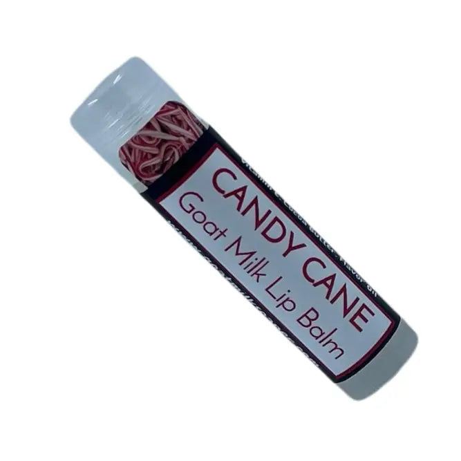 Candy Cane Goat Milk Lip Balm from Whitetail Lane Farm Goat Milk Soap