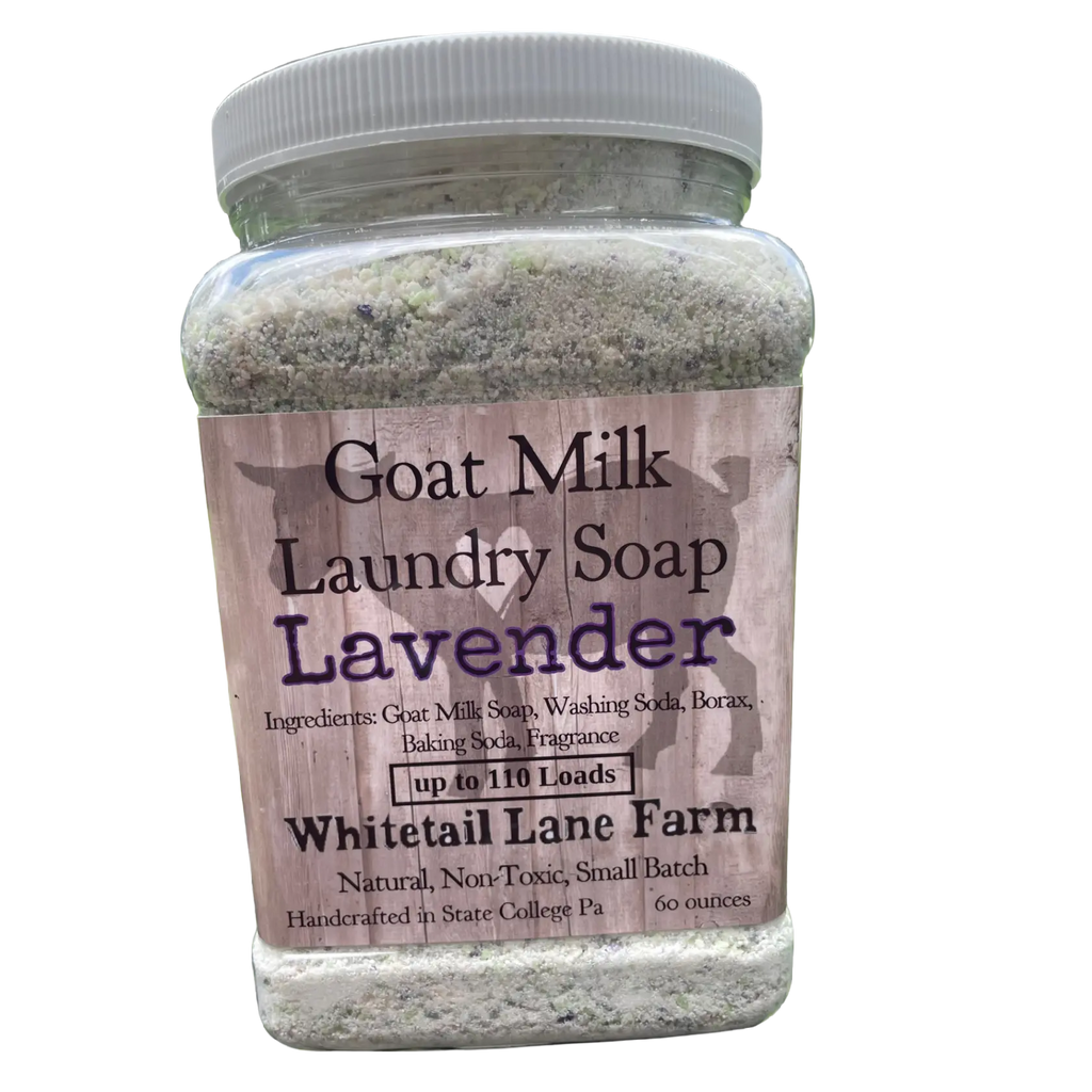 Goat Milk Laundry Soap - Lavender from Whitetail Lane Farm Goat Milk Soap