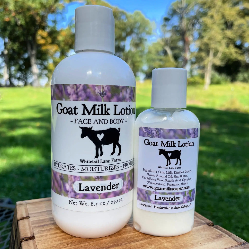 Goat Milk Lotion Lavender from Whitetail Lane Farm Goat Milk Soap