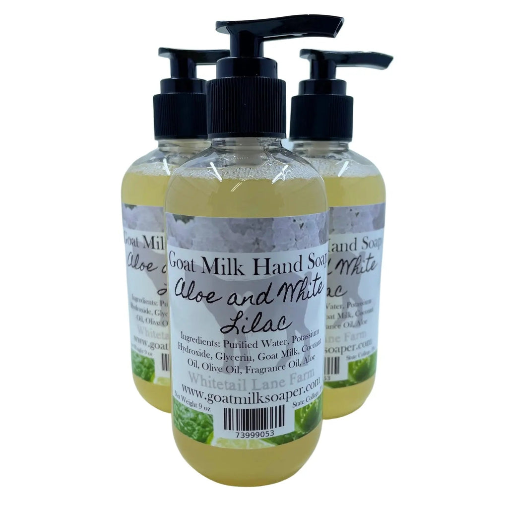 Liquid Soap - Liquid Goat Milk Hand Soap Aloe And White Lilac