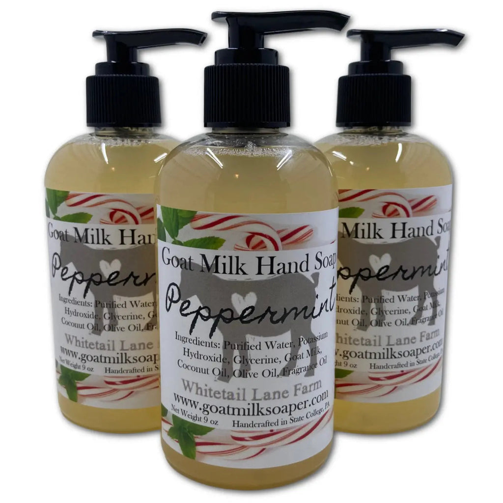 Liquid Soap - Liquid Goat Milk Hand Soap Peppermint
