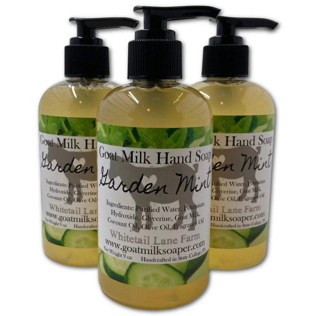Liquid Soap - Liquid Goat Milk Hand Soap Garden Mint